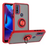 Wholesale Tuff Slim Armor Hybrid Ring Stand Case for Motorola Moto G Play 2023 / Moto G Power 2022 / Moto G Pure (Red)